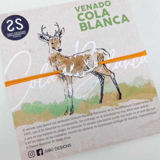 Pulsera venado cola blanca | Sibú