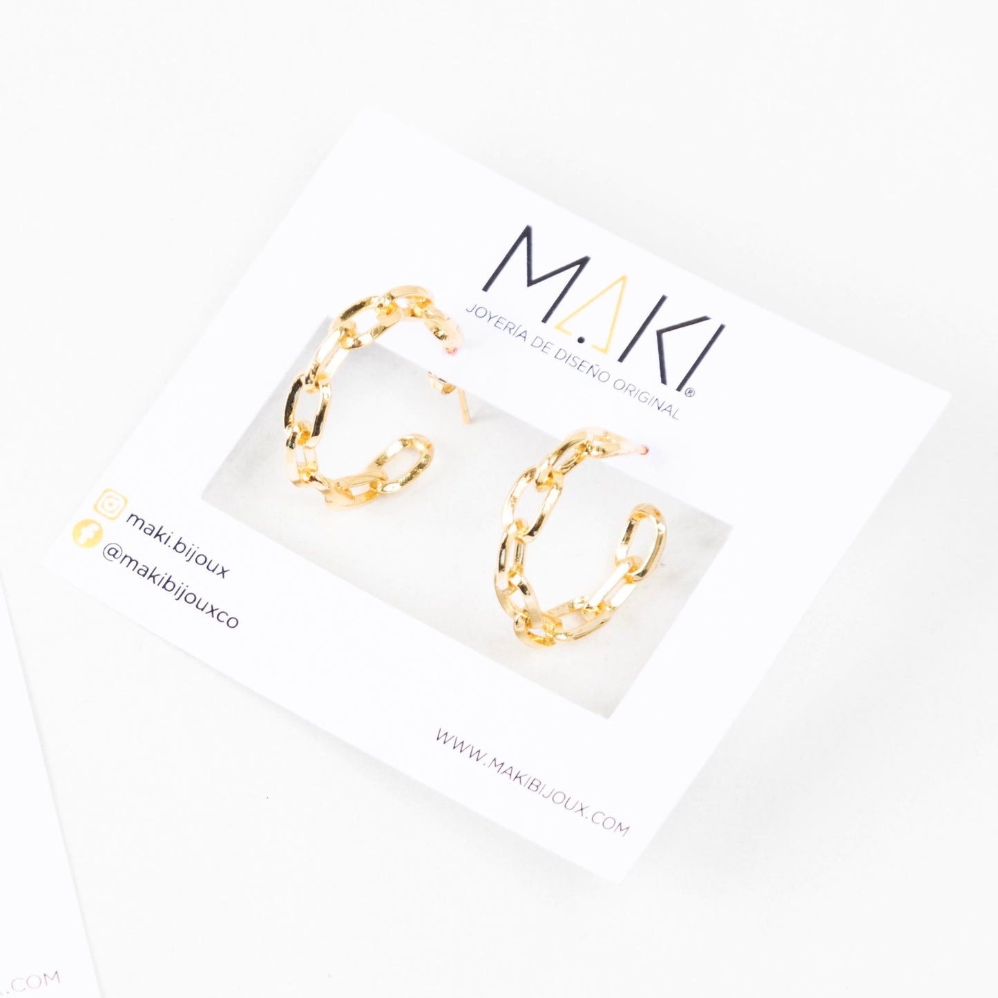 Argollas cadena | Maki