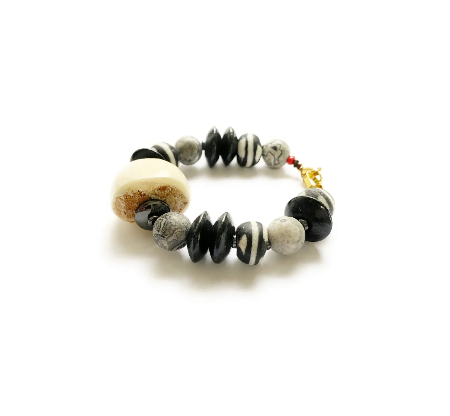 Pulsera negra | Granate 27